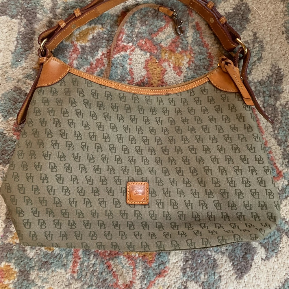 Dooney and Bourke Shoulder Bag with DB Logo